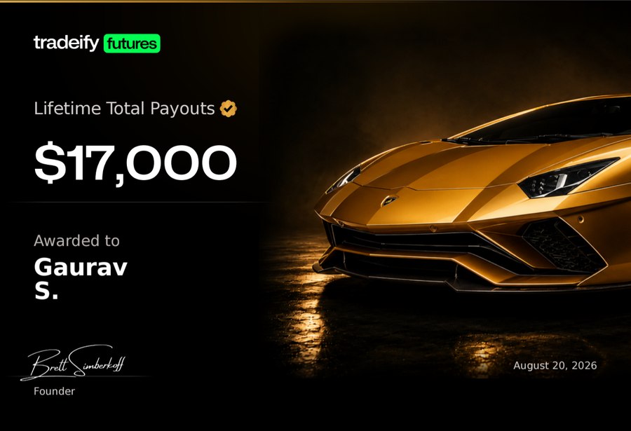 Tradeify lifetime payouts — $17,000